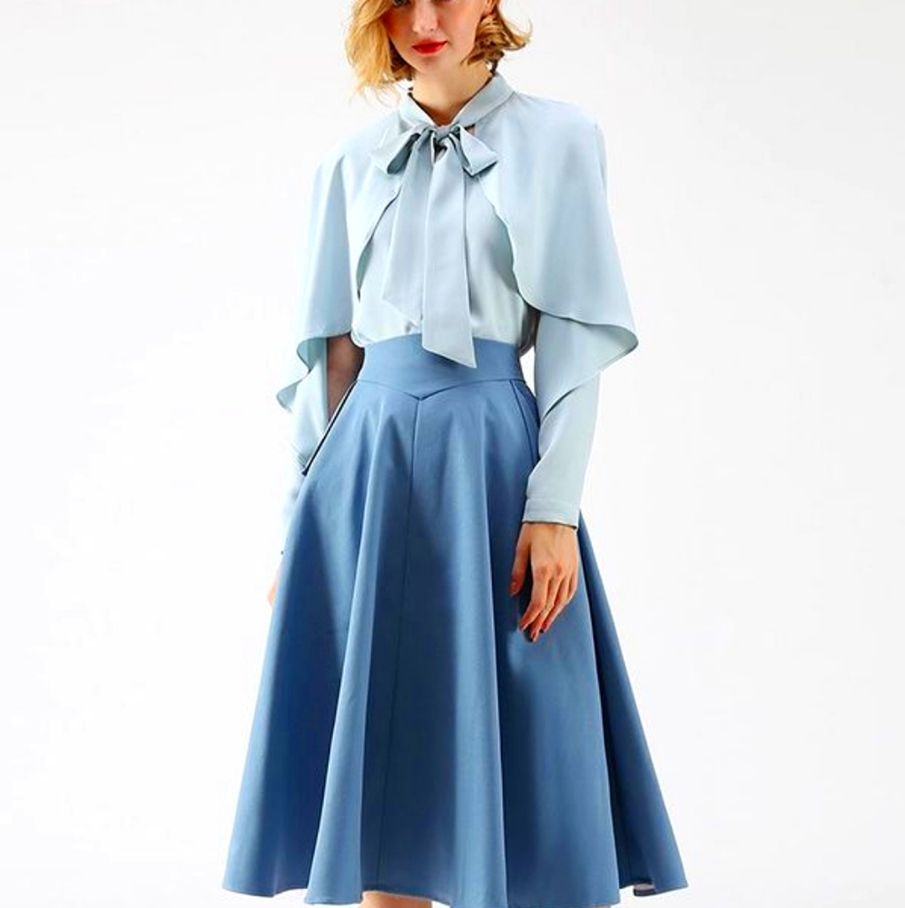 Harry Potter Style Blue Skirt (w/ pockets!!!) ❤️